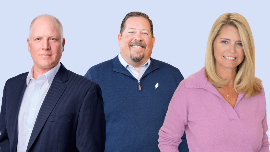 AMS Senior Leaders Andrew Bulmer, Bethany Harris and Bob O'Neill